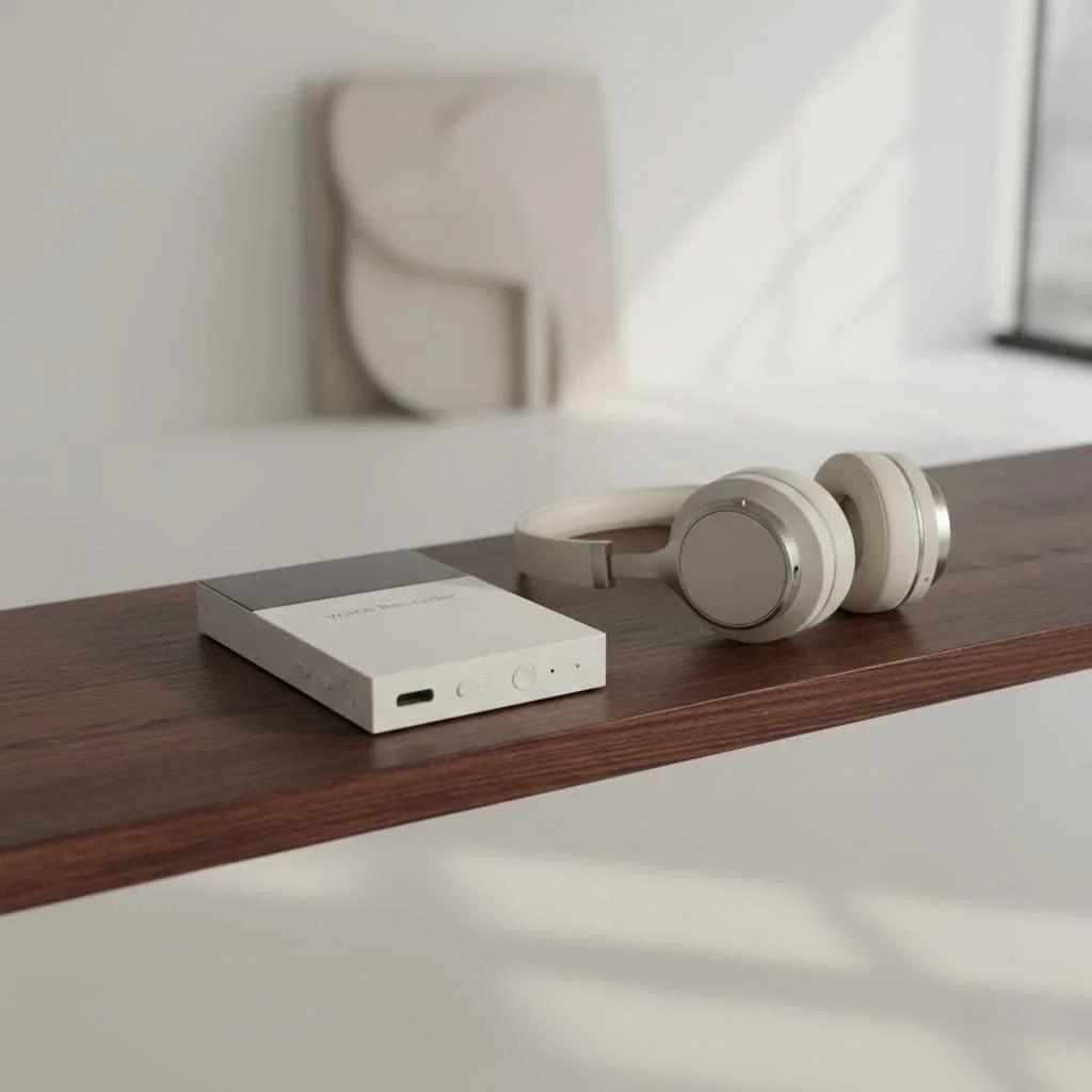 Small voice activated recorder disguised as a USB flash drive