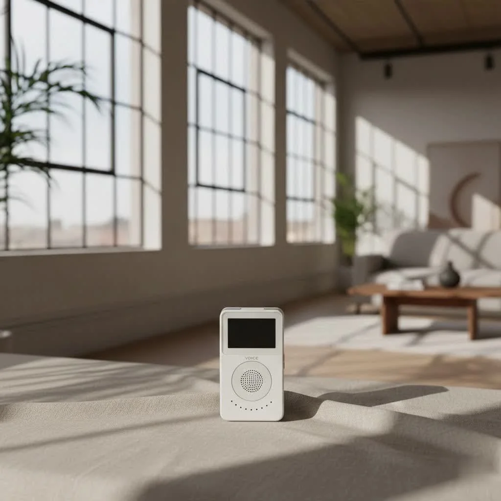 Compact mini voice recorder for discreet audio capture