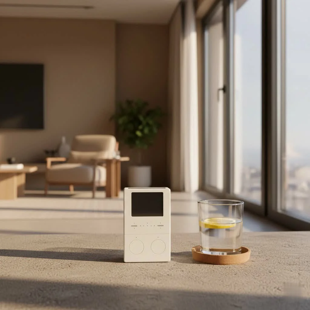 Smartphone recording audio with a voice recorder app