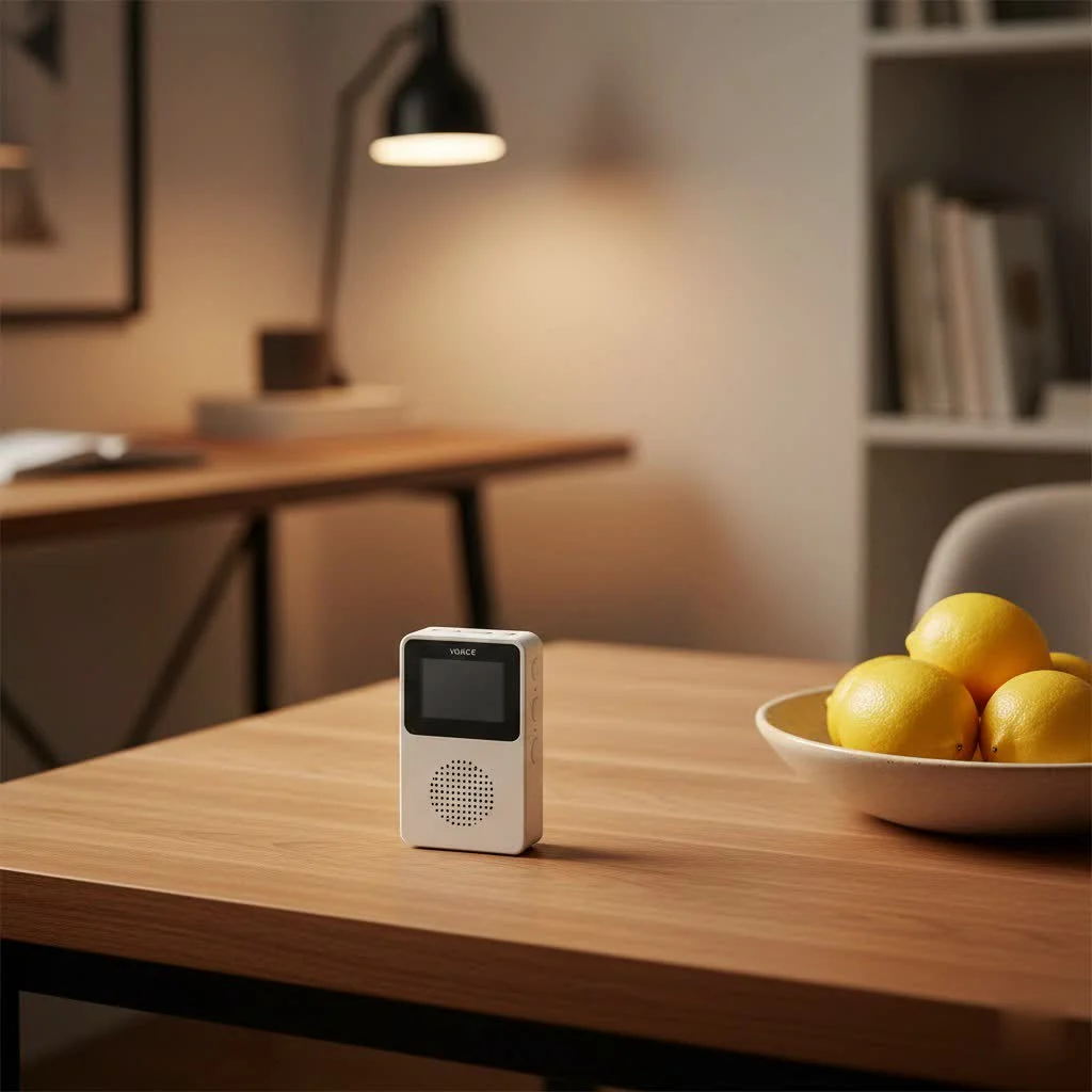MP3 voice recorder capturing sound