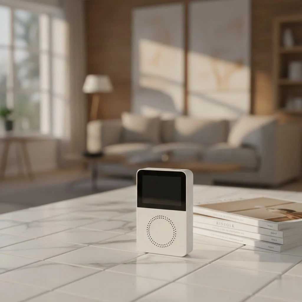 AI voice recorder device on a desk